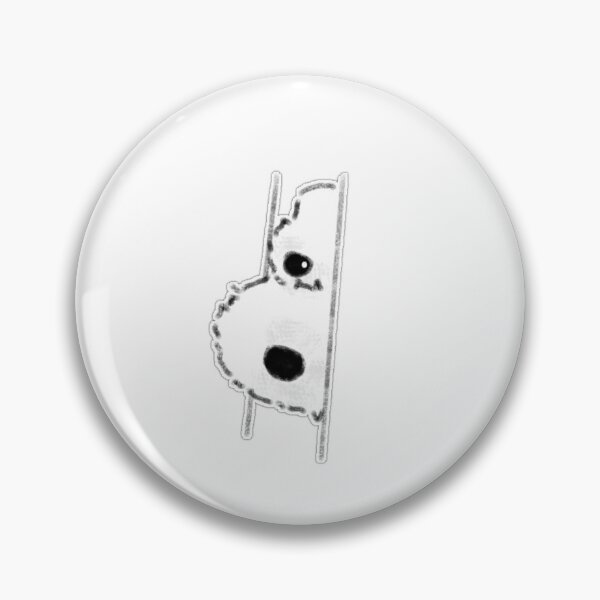 Item preview, Funny Dog Stuck Between Walls Curiosity Illustration designed and sold by raun.draw.