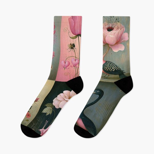 Item preview, Botanical Dreamscape - Surreal Pink Floral Art Collage designed and sold by Creative Nook.
