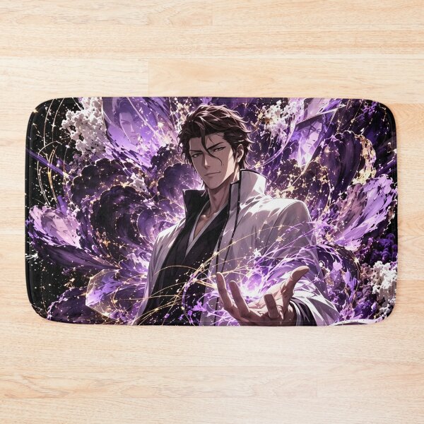Item preview, Aizen | Mystic Purple Sorcerer | Cosmic Energy Warrior | Dark Fantasy Anime Inspired Art designed and sold by Dyan4.