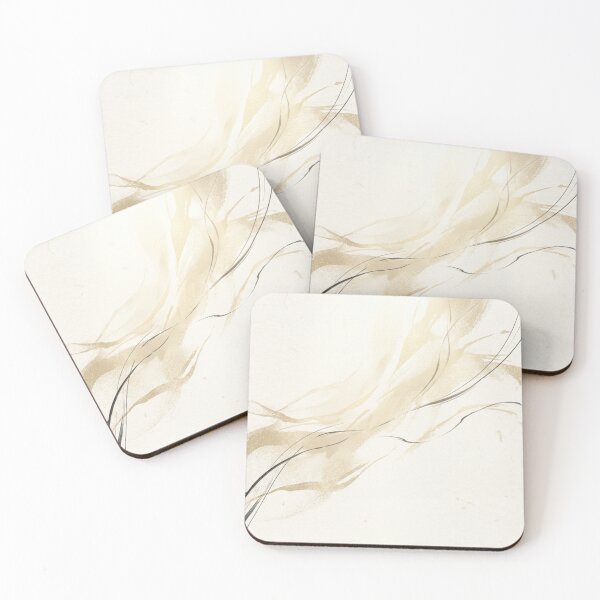 Item preview, Japanese Abstract Ink Wash Art - Minimalist Wabi Sabi Wall Decor designed and sold by Wagara-J.