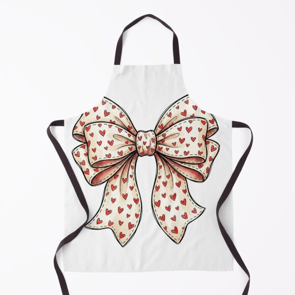Item preview, Cute Coquette Red Heart Bow Aesthetic Preppy Romantic Soft Girl Vintage Ribbon Illustration designed and sold by raedattia.