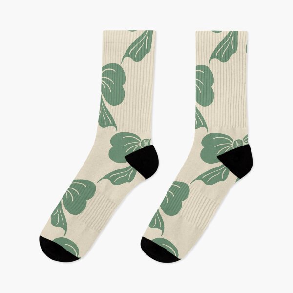 Item preview, Large Vintage Sage Green Bows on Cream Trellis designed and sold by DColourMuse.