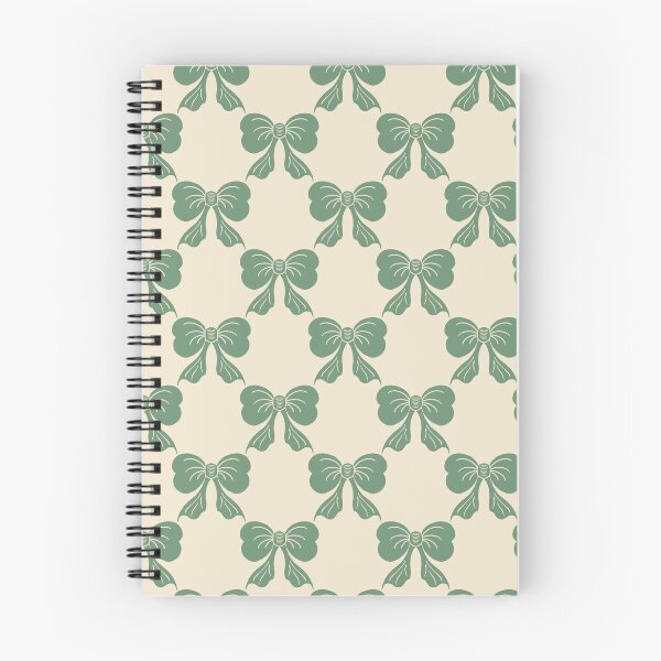 Item preview, Medium Vintage Sage Green Bows on Cream Trellis designed and sold by DColourMuse.