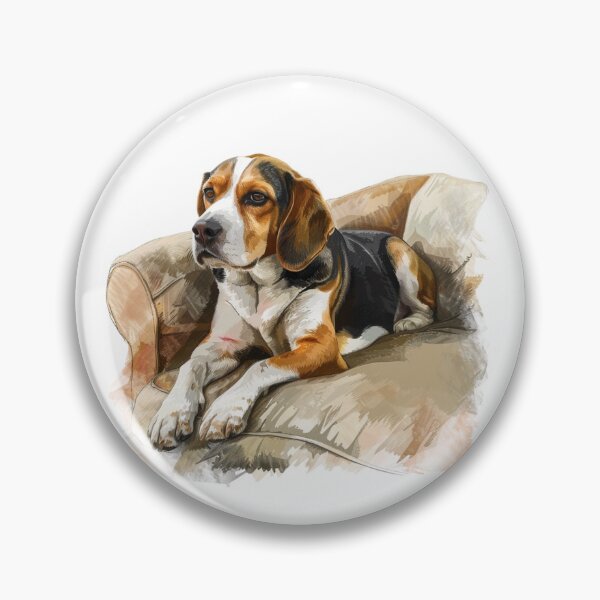 Item preview, Beagle Dog | Cute Puppy Aesthetic Art designed and sold by Mandayartstudio.
