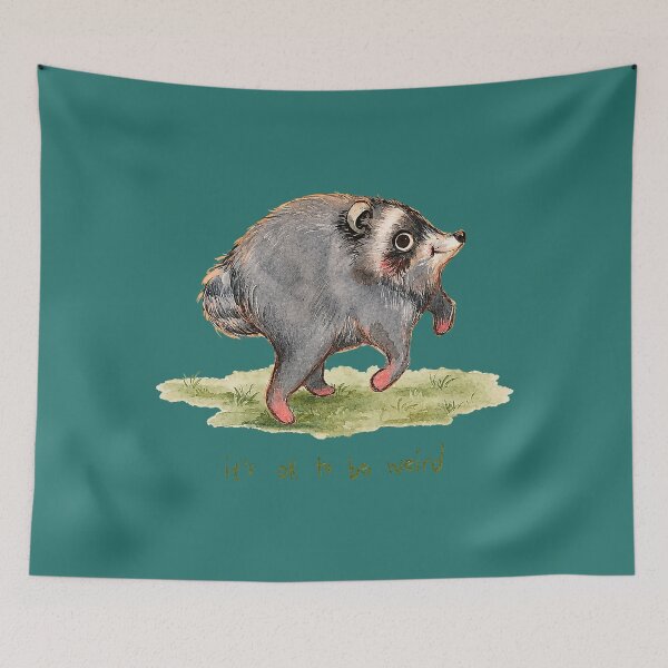 Item preview, Jimothy It's Okay to Be Weird Raccoon Vintage Wildlife Viral Meme designed and sold by TESTTES.