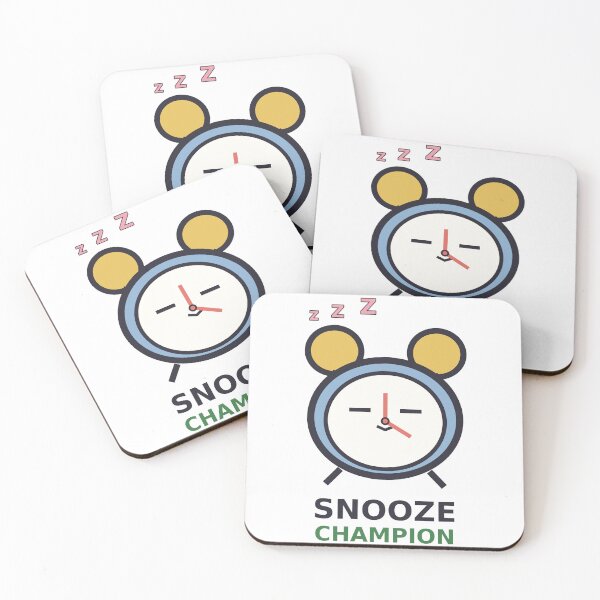Item preview, Snooze Champion — Funny Sleepy Alarm Clock Design, Cute Gift For Late Risers designed and sold by QuirkyCartel.
