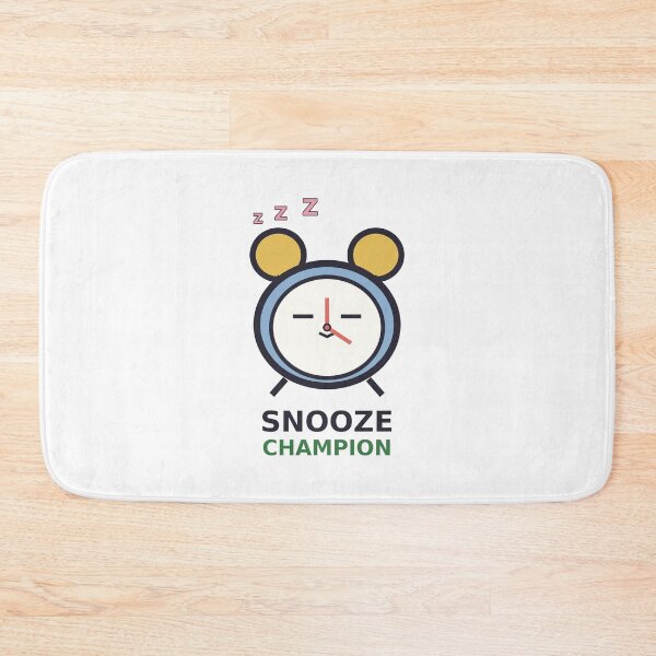 Item preview, Snooze Champion — Funny Sleepy Alarm Clock Design, Cute Gift For Late Risers designed and sold by QuirkyCartel.