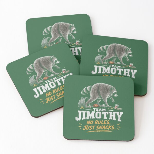 Item preview, Jimothy No Rules Just Snacks Raccoon Funny Vintage Meme designed and sold by TESTTES.