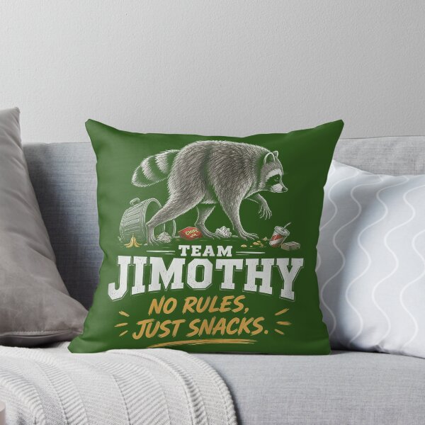 Item preview, Jimothy No Rules Just Snacks Raccoon Funny Vintage Meme designed and sold by TESTTES.