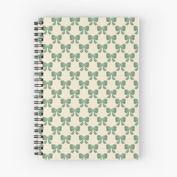 Item preview, Small Vintage Sage Green Bows on Cream Trellis designed and sold by DColourMuse.