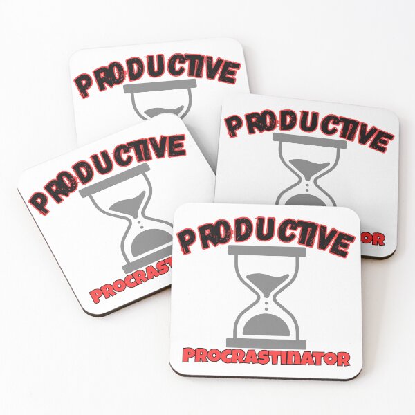 Item preview, Productive Procrastinator Hourglass Graphic designed and sold by Snedsdigital.
