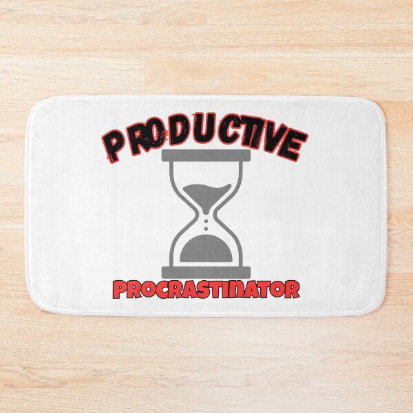 Item preview, Productive Procrastinator Hourglass Graphic designed and sold by Snedsdigital.