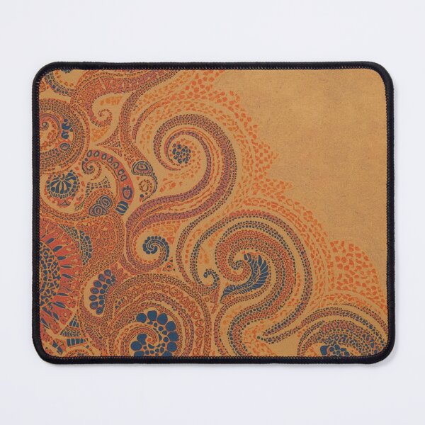 Item preview, Sandstone Terracotta Swirl Tentacle Mosaic Pointillism Art designed and sold by GrinGalore.