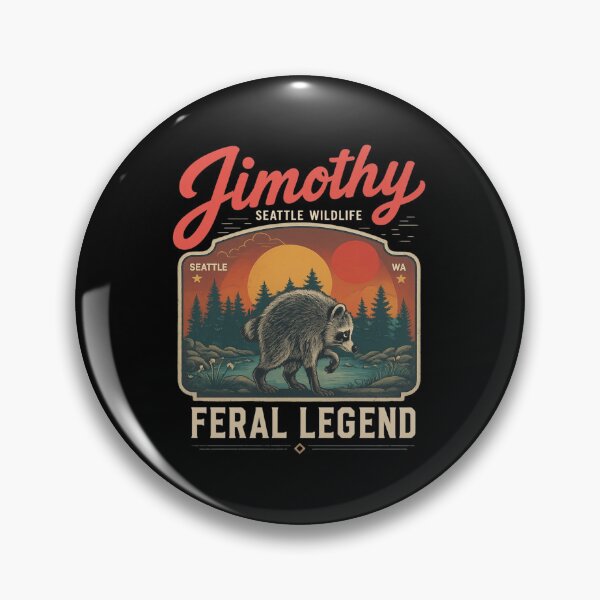 Item preview, Jimothy Raccoon, Funny Seattle Meme Legend, Feral Animal designed and sold by IsoldeCeleste.