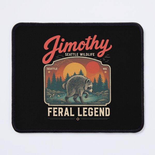 Item preview, Jimothy Raccoon, Funny Seattle Meme Legend, Feral Animal designed and sold by IsoldeCeleste.