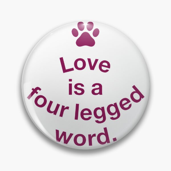 Item preview, Love Is A Four Legged Word stickers valentines day Oversized T-Shirt designed and sold by Othinus.