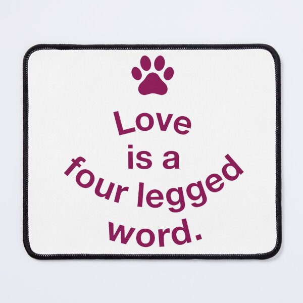 Item preview, Love Is A Four Legged Word stickers valentines day Oversized T-Shirt designed and sold by Othinus.
