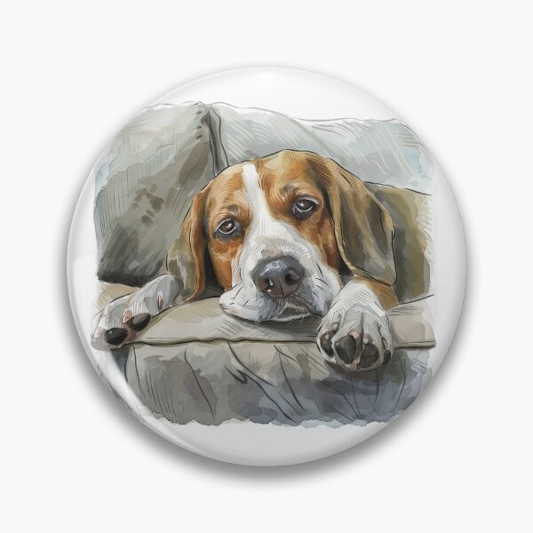 Item preview, Beagle Dog | Cute Puppy Aesthetic Art designed and sold by Mandayartstudio.