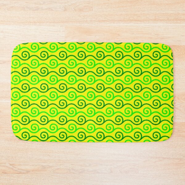 Item preview, Green Swirl Wave Pattern  designed and sold by larissa-myrie.