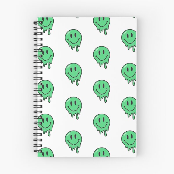 Item preview, Trippy Dripping Green Melting Smiley Face Aesthetic designed and sold by Rehnair.
