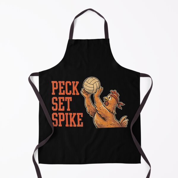 Item preview, Peck Set Spike Funny Chicken Volleyball Player Vintage designed and sold by Yellowriversss.