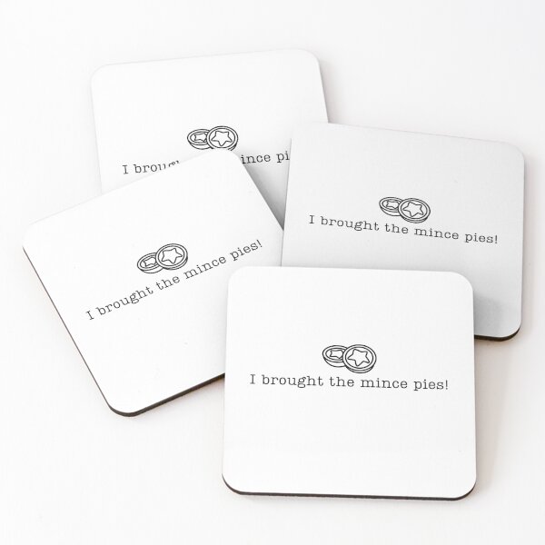 Item preview, 'I brought the mince pies!' Funny Christmas party designed and sold by Imagine Ink Design Studio.