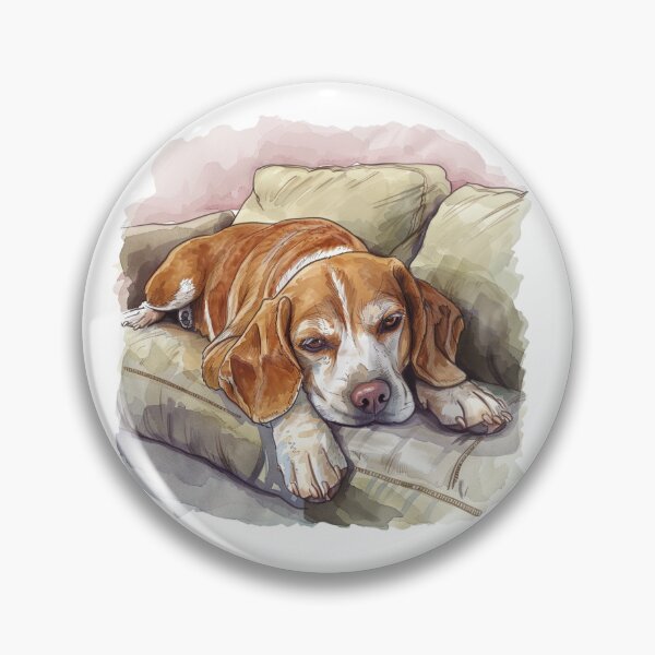 Item preview, Beagle Dog | Cute Puppy Aesthetic Art designed and sold by Mandayartstudio.