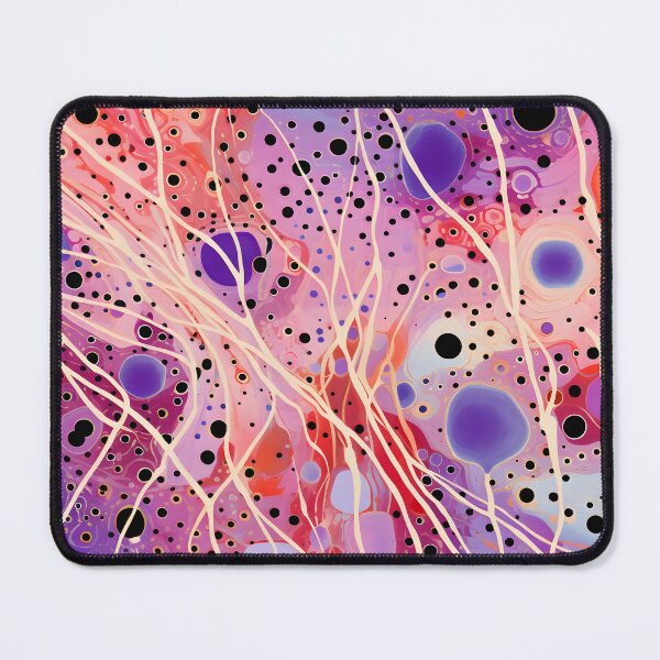 Item preview, Crimson Lavender Organic Abstract Pattern with Ivory Flow designed and sold by GrinGalore.