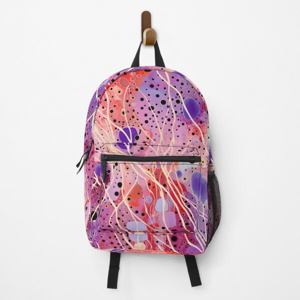 Item preview, Crimson Lavender Organic Abstract Pattern with Ivory Flow designed and sold by GrinGalore.