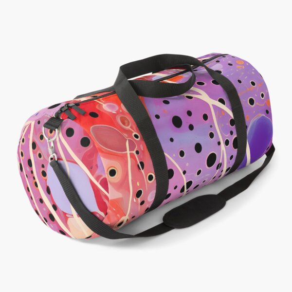 Item preview, Crimson Lavender Organic Abstract Pattern with Ivory Flow designed and sold by GrinGalore.