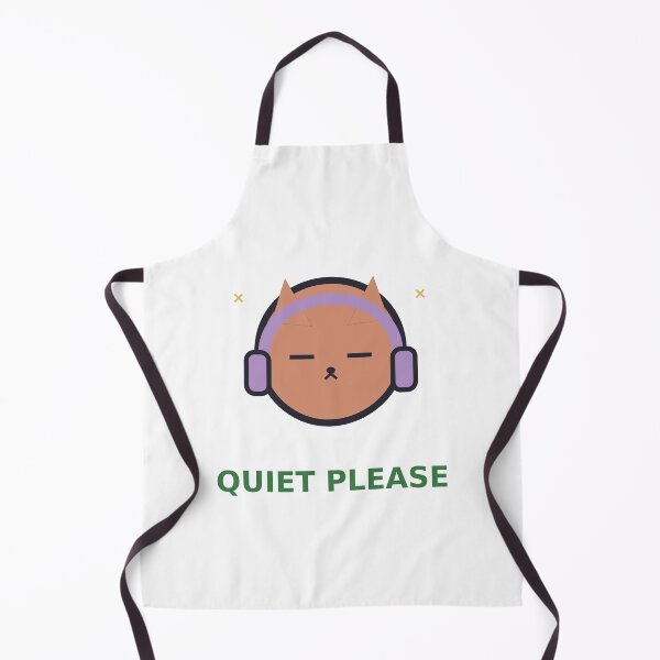 Item preview, Quiet Please — Funny Introvert Cat Headphones Design, Cute Gift For Homebodies designed and sold by QuirkyCartel.
