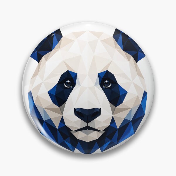 Item preview, Geometric Panda Face designed and sold by Wild Studio Designs.