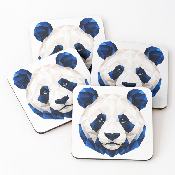Item preview, Geometric Panda Face designed and sold by Wild Studio Designs.
