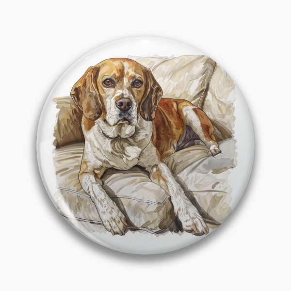 Item preview, Beagle Dog | Cute Puppy Aesthetic Art designed and sold by Mandayartstudio.