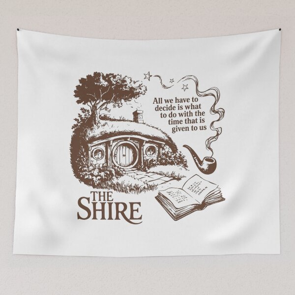 Item preview, The Shire Shirt, LOTR, Hobbiton Landscape, Book Lover Gift, Fantasy Bookish, Hobbit Lover designed and sold by IsoldeCeleste.