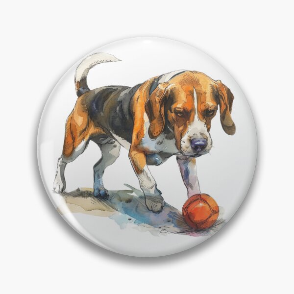 Item preview, Beagle Dog | Cute Puppy Aesthetic Art designed and sold by Mandayartstudio.