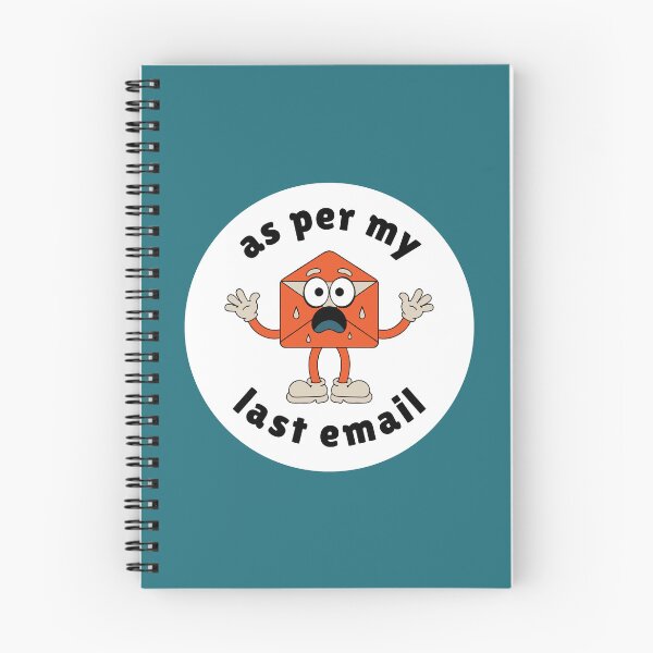 Item preview, As Per My Last Email Retro Envelope Mascot designed and sold by SlapHappyStudio.