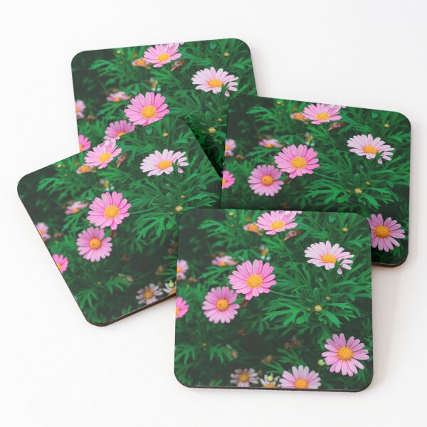 Item preview, Pink Daisies in a Green Garden designed and sold by Jomsunshine.