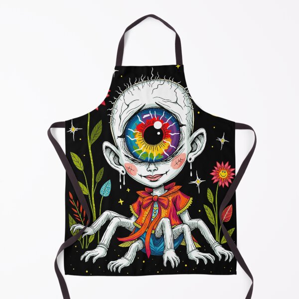 Item preview, Creepy Cute One Eyed Child Illustration | Spider Child Character Art designed and sold by QQQueen.