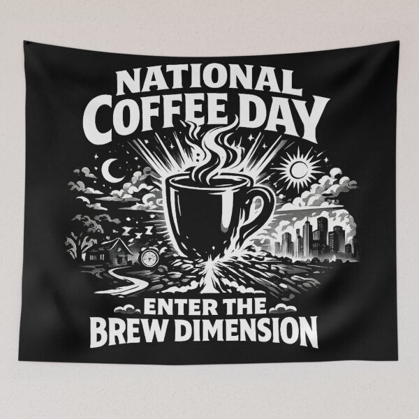 Item preview, Enter the Brew Dimension National Coffee Day Portal designed and sold by irfanshikh.