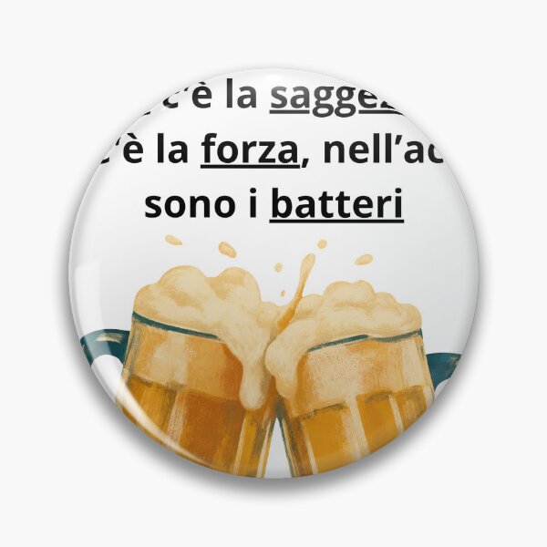 Item preview, Nel vino c'e' la saggezza nella birra la forza - Frase divertente designed and sold by SyntaxError404.