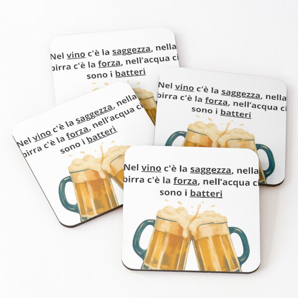 Item preview, Nel vino c'e' la saggezza nella birra la forza - Frase divertente designed and sold by SyntaxError404.