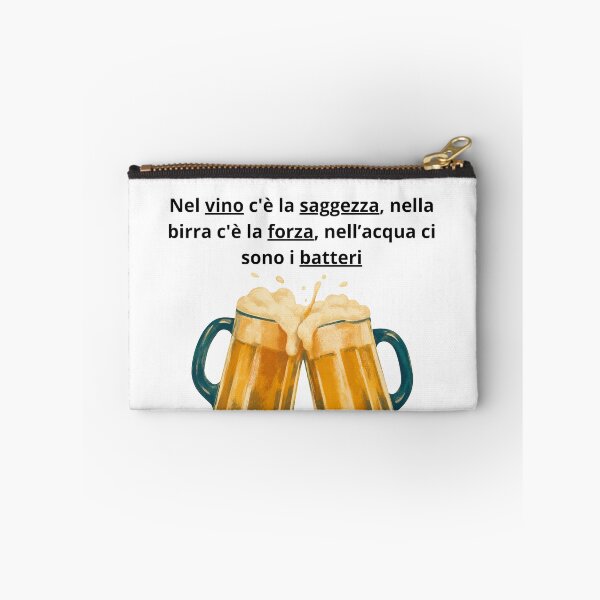 Item preview, Nel vino c'e' la saggezza nella birra la forza - Frase divertente designed and sold by SyntaxError404.