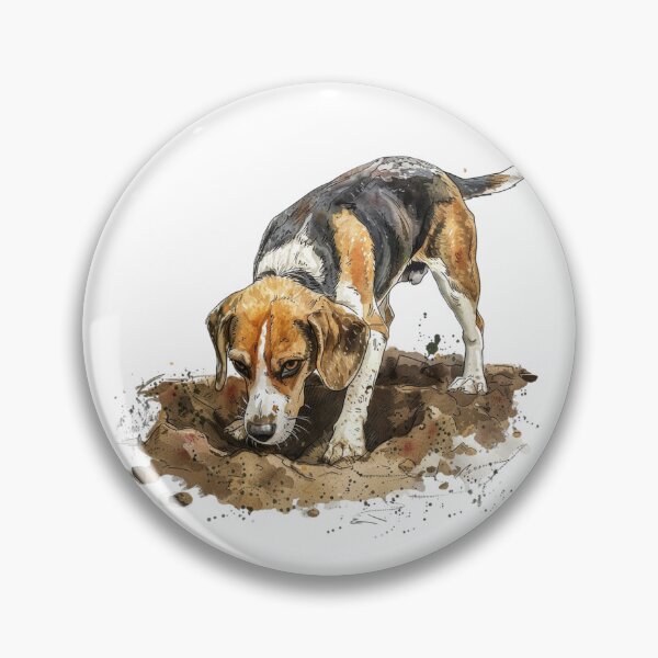 Item preview, Beagle Dog | Cute Puppy Aesthetic Art designed and sold by Mandayartstudio.