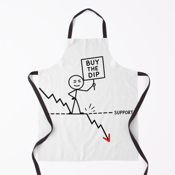Item preview, Breaking Support Trader - Funny Buy The Dip Market Crash Art designed and sold by Ink Matrix.