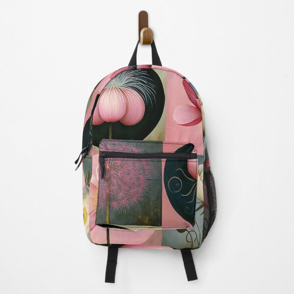 Item preview, Poppy Botanica - Pink Floral Grid Art Collage designed and sold by Creative Nook.