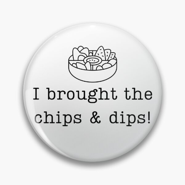 Item preview, 'I brought the chips & dips!' Funny Christmas party designed and sold by Imagine Ink Design Studio.