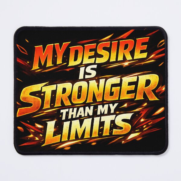 Item preview, My desire is stronger than my limits.(Anime Ver.) designed and sold by MaxDreamsArt.
