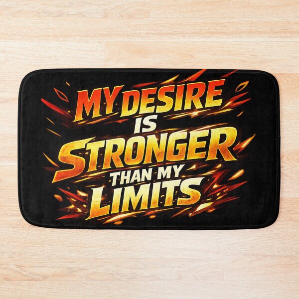Item preview, My desire is stronger than my limits.(Anime Ver.) designed and sold by MaxDreamsArt.