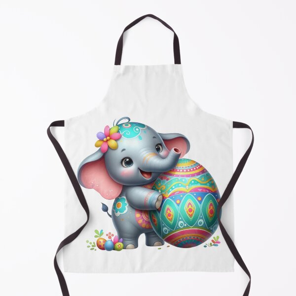 Item preview, Cute Elephant with Festive Egg designed and sold by Munsonlookfor.